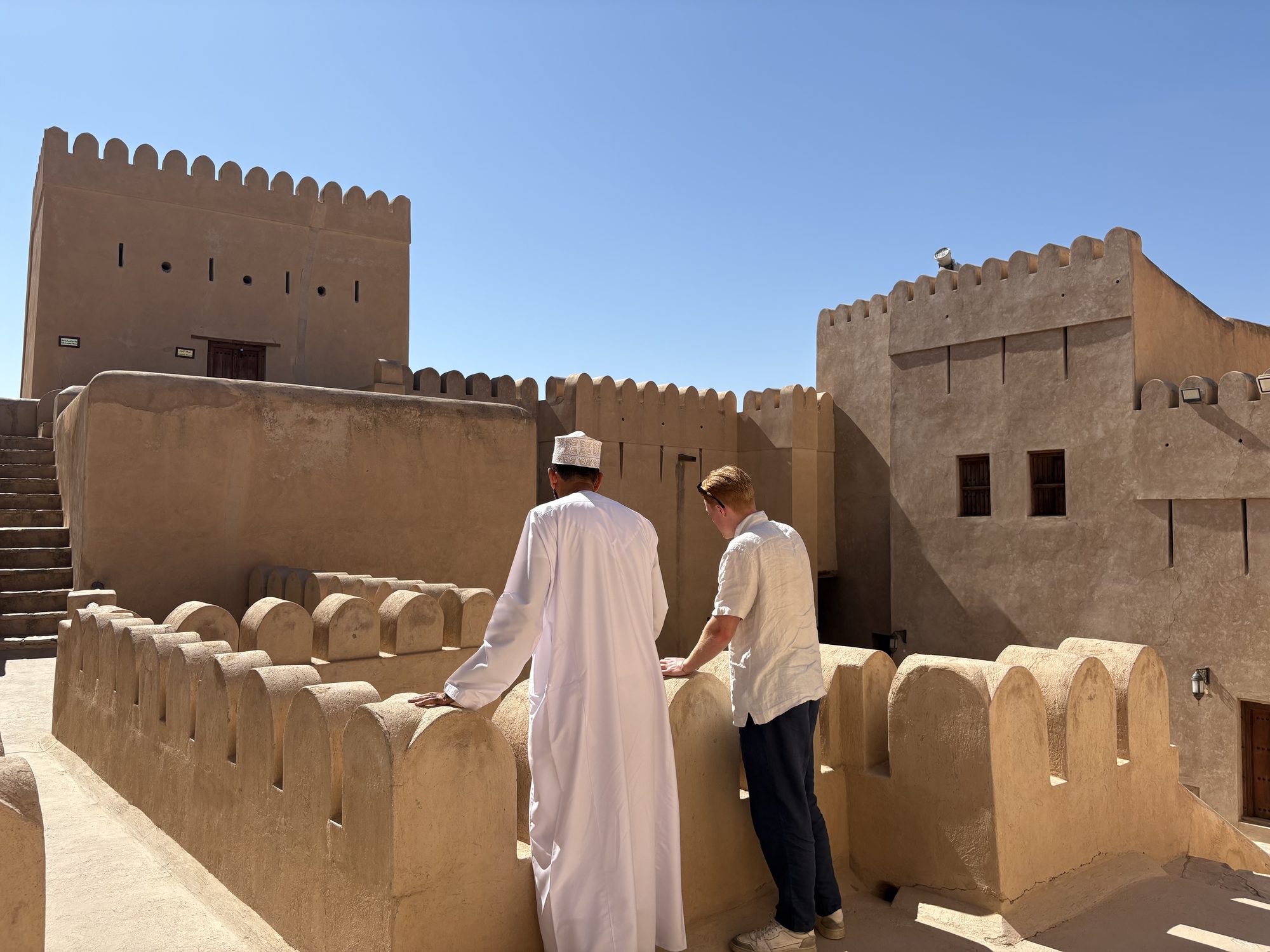 The sandy fort landscape in Oman that the Bowlo colour came from
